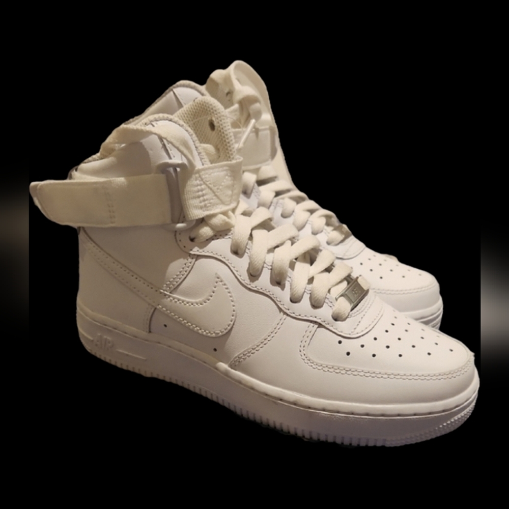Nike White High-Top Sneakers